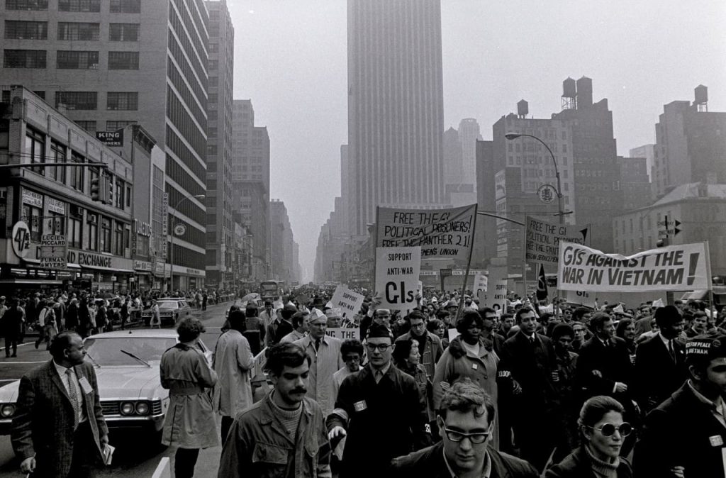 ニューヨークのヴェトナム反戦デモ