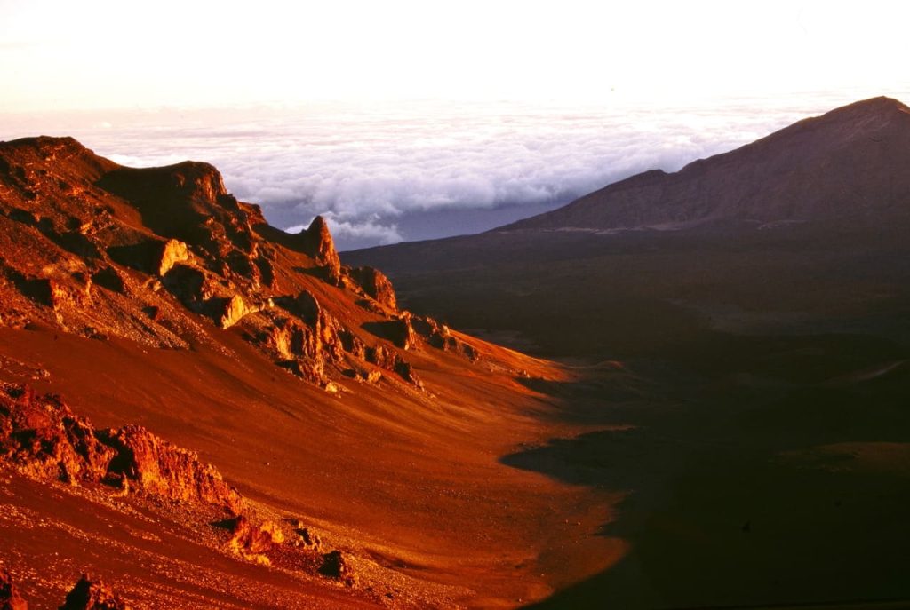ハワイのハレアカラ山頂