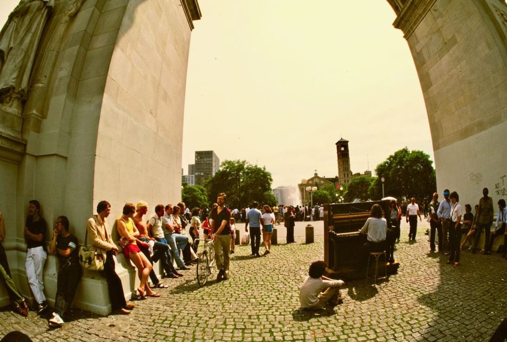 ワシントン広場のピアノ弾き