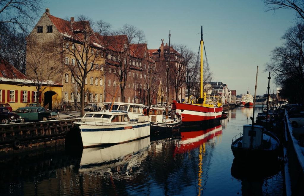 デンマークの首都コペンハーゲンのニューハウン