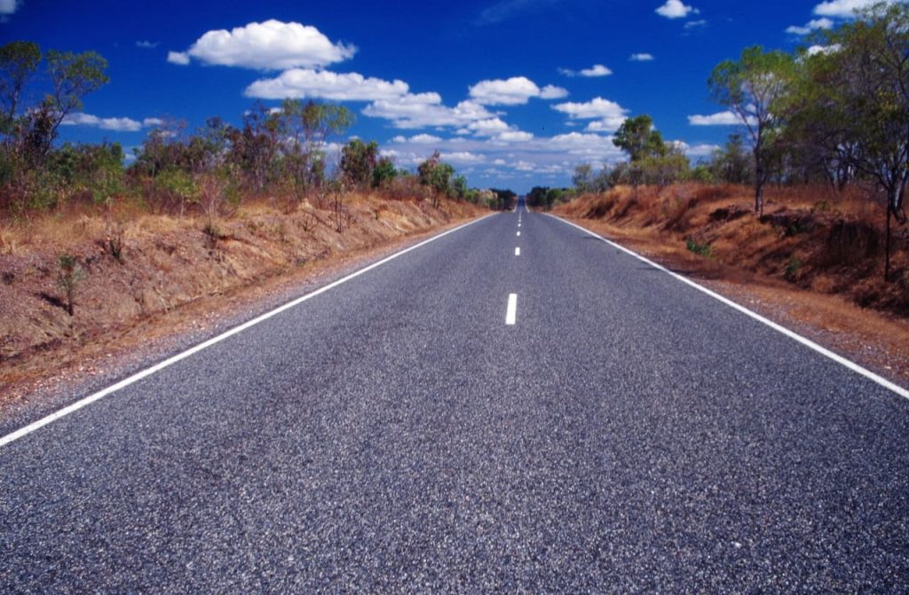 オーストラリアの道