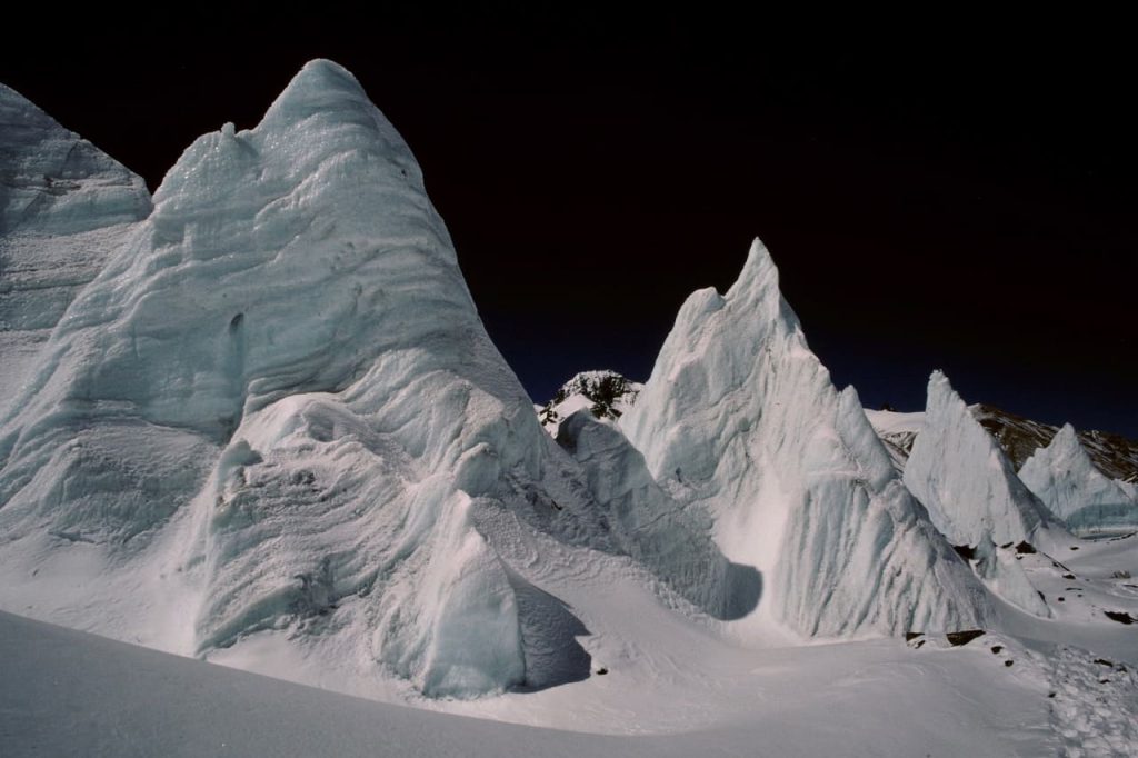 ロンブク氷河　チベット