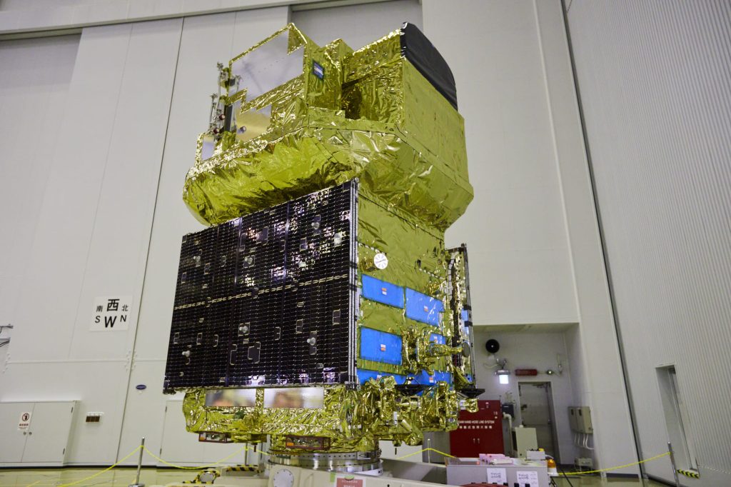 先進光学衛星「だいち3号」（ALOS-3）実機
